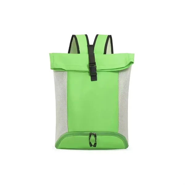 17L Sporty Travel Backpack Mesh Sides For Fitness Outdoor