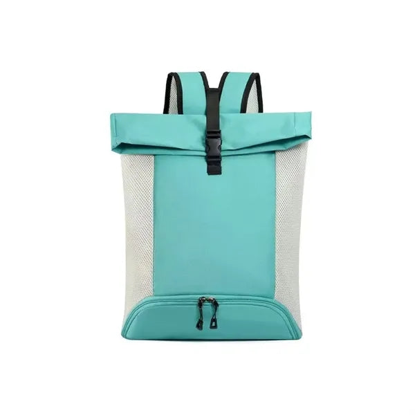 17L Sporty Travel Backpack Mesh Sides For Fitness Outdoor