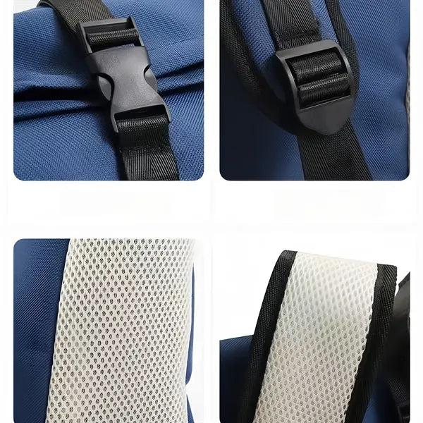 17L Sporty Travel Backpack Mesh Sides For Fitness Outdoor