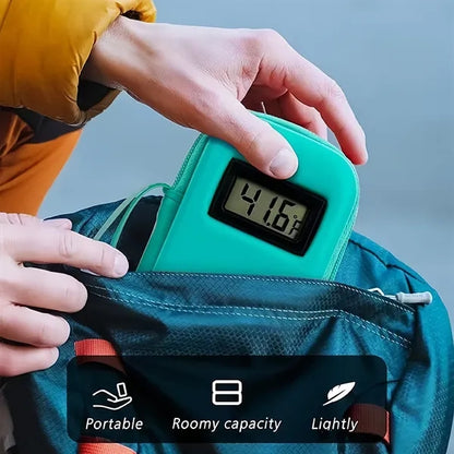 Insulin Cooler Bag With Digital Thermometer 2 Ice Packs