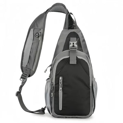 Multi Color Sling Backpack With Zippered Pockets
