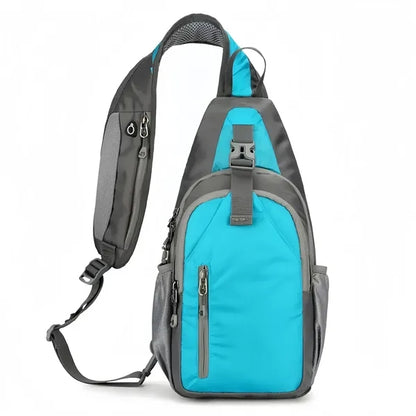 Multi Color Sling Backpack With Zippered Pockets