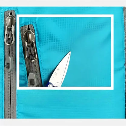Multi Color Sling Backpack With Zippered Pockets