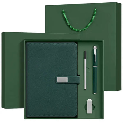Business Gift Set With Notebook Pen USB And Gift Bag