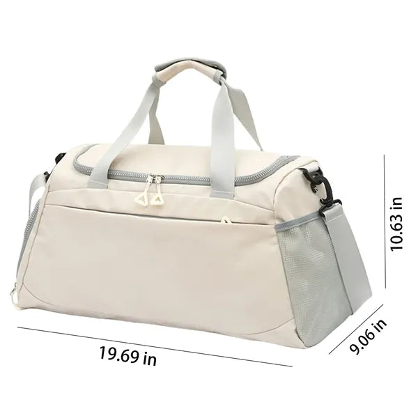 Large Capacity Travel Duffel Bag With Shoulder Strap Handle