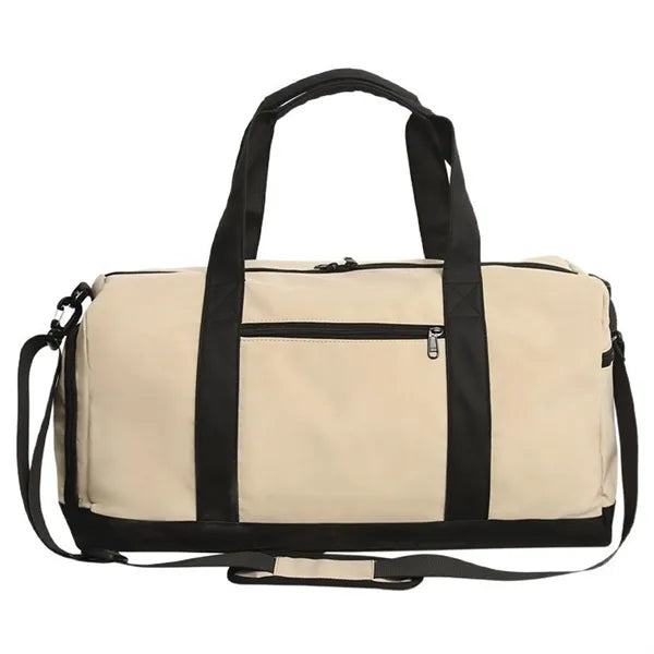 Large Capacity Travel Duffel Bag With Shoulder Strap Handle