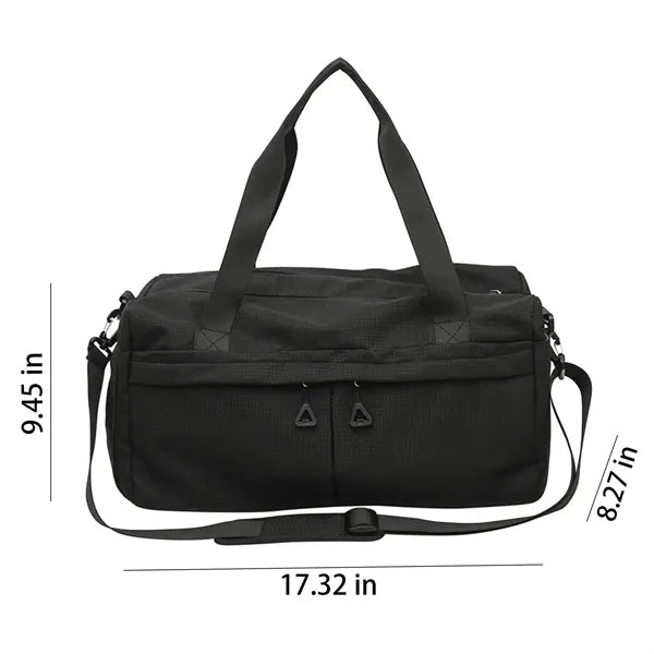 Sports Gym Duffel Bag With Wet Dry Separation And Shoe Compa