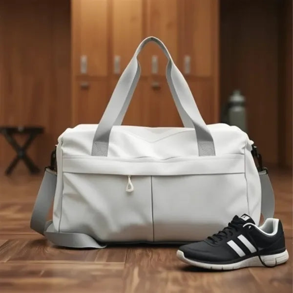 Sports Gym Duffel Bag With Wet Dry Separation And Shoe Compa
