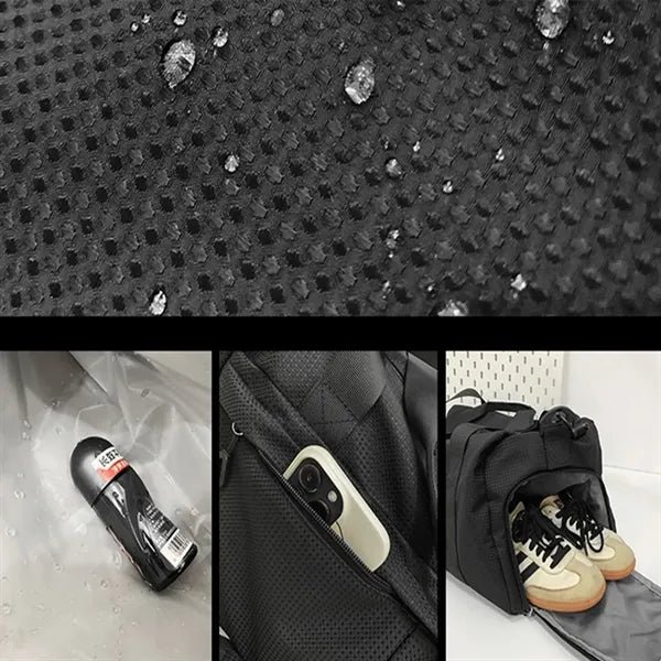 Sports Gym Duffel Bag With Wet Dry Separation And Shoe Compa