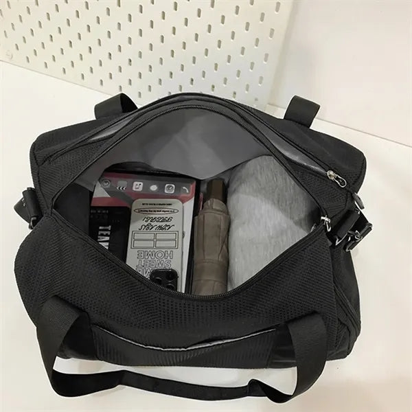 Sports Gym Duffel Bag With Wet Dry Separation And Shoe Compa