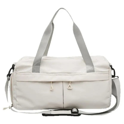 Sports Gym Duffel Bag With Wet Dry Separation And Shoe Compa