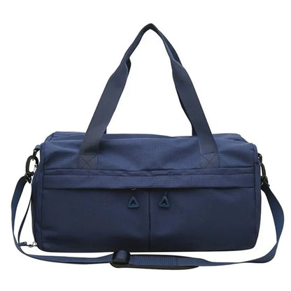 Sports Gym Duffel Bag With Wet Dry Separation And Shoe Compa