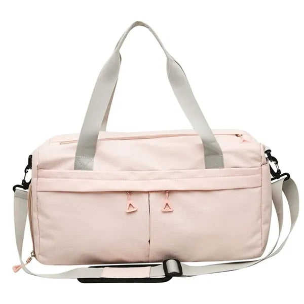 Sports Gym Duffel Bag With Wet Dry Separation And Shoe Compa