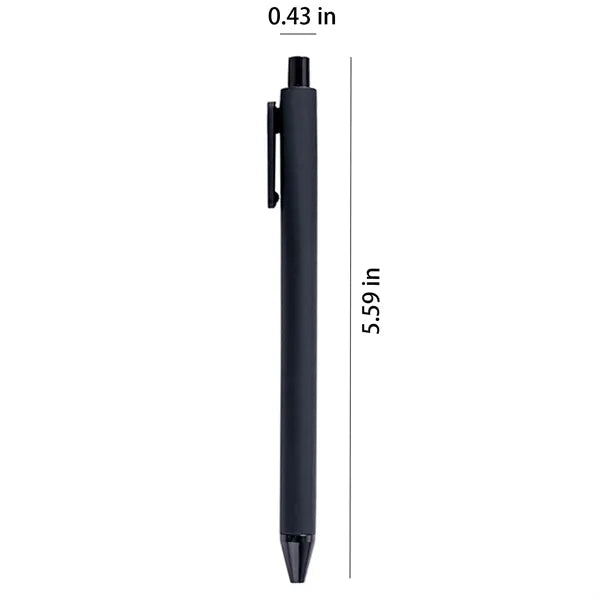 Macaron Color Retractable Ballpoint Pen With Smooth Ink
