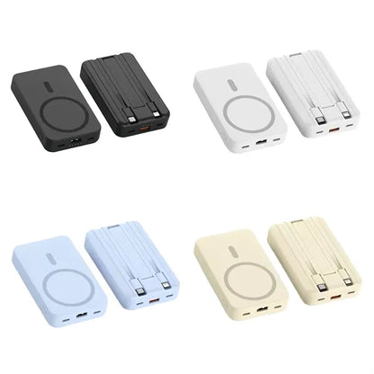 10000mAh Magnetic Wireless Power Bank Portable Stand