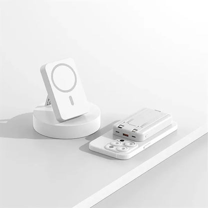 10000mAh Magnetic Wireless Power Bank Portable Stand