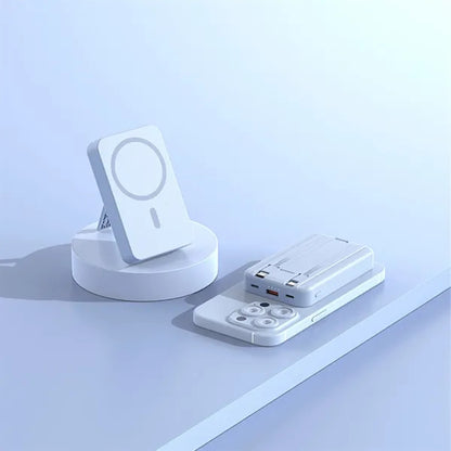 10000mAh Magnetic Wireless Power Bank Portable Stand