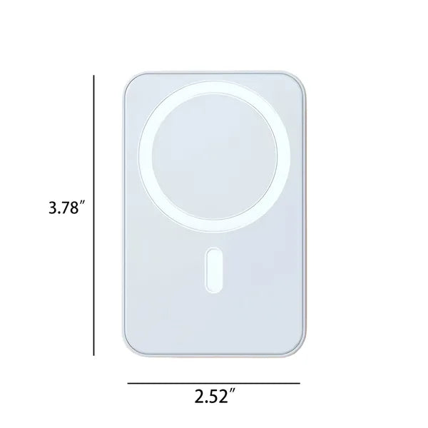 5000mAh Magnetic Wireless Power Bank Portable Phone Charger