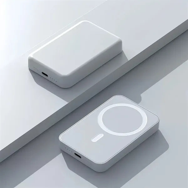 5000mAh Magnetic Wireless Power Bank Portable Phone Charger