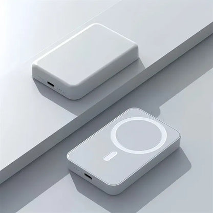 5000mAh Magnetic Wireless Power Bank Portable Phone Charger