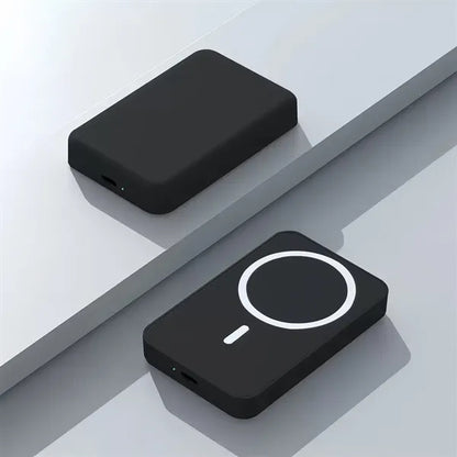 5000mAh Magnetic Wireless Power Bank Portable Phone Charger