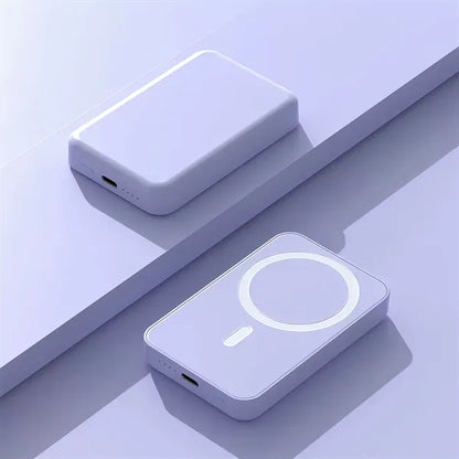 5000mAh Magnetic Wireless Power Bank Portable Phone Charger