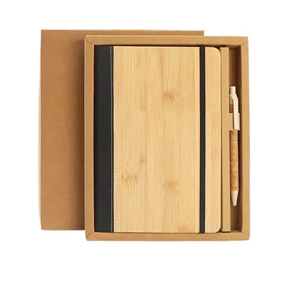 PU Notebook Pen Set Eco Friendly Business Journal Gift Kit