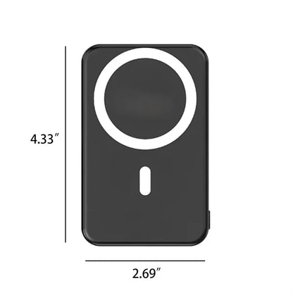 10000mAh Magnetic Wireless Power Bank Stand Charging