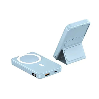 10000mAh Magnetic Wireless Power Bank Stand Charging