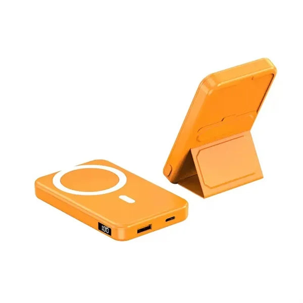 10000mAh Magnetic Wireless Power Bank Stand Charging