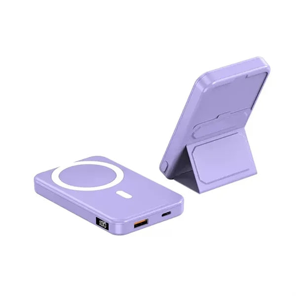 10000mAh Magnetic Wireless Power Bank Stand Charging