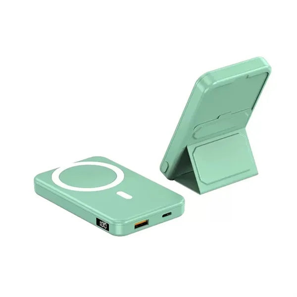 10000mAh Magnetic Wireless Power Bank Stand Charging