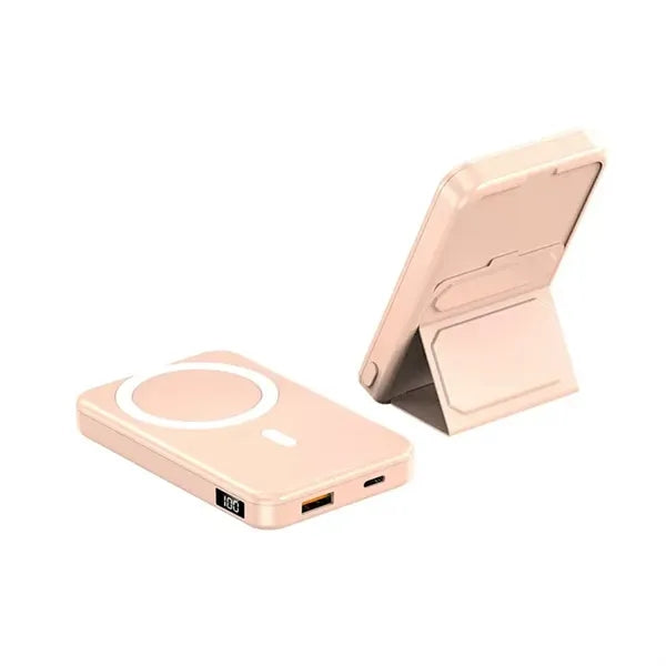 10000mAh Magnetic Wireless Power Bank Stand Charging