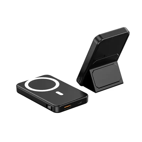 10000mAh Magnetic Wireless Power Bank Stand Charging