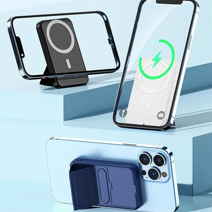 10000mAh Magnetic Wireless Power Bank Stand Charging