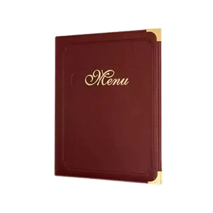 Soft Faux Leather Custom Menu Cover