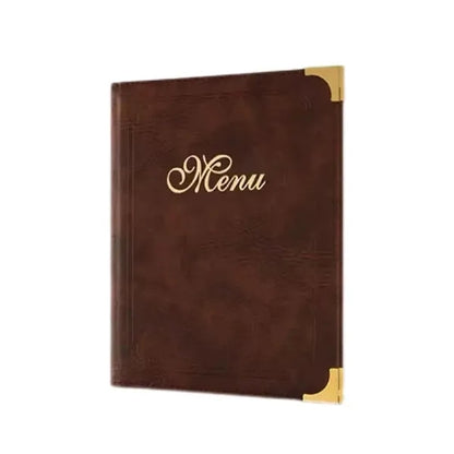 Soft Faux Leather Custom Menu Cover