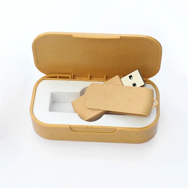 Wheat Straw Usb Drive Set