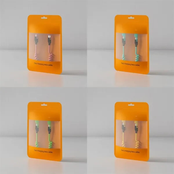 4 In 1 Spring Fast Charging Cable