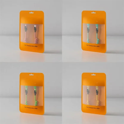 4 In 1 Spring Fast Charging Cable