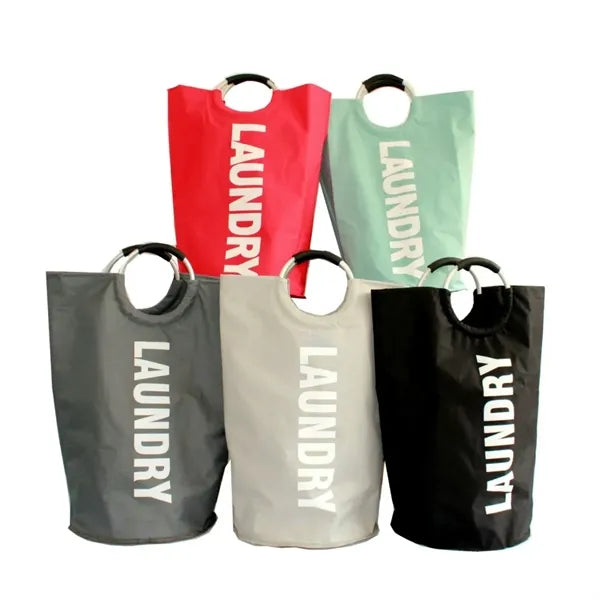 Laundry Hamper with Aluminum Handles Large Capacity
