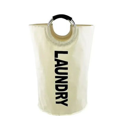 Laundry Hamper with Aluminum Handles Large Capacity