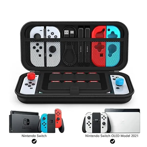 Black carry case for Switch