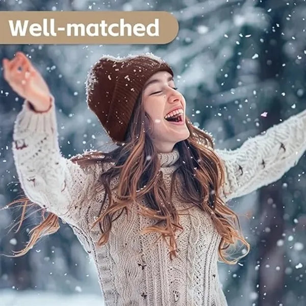 Unisex Warm Winter Hats Acrylic Knit Cuffed Beanie