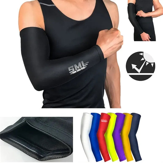 Basketball Football Compression Arm Sleeves with Sweat-Wick
