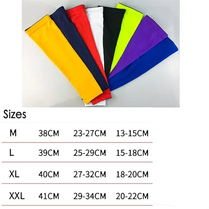 Basketball Football Compression Arm Sleeves with Sweat-Wick