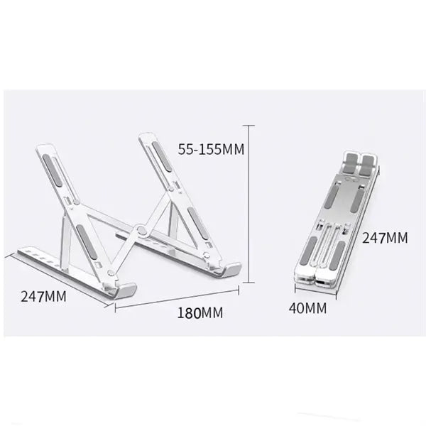 Portable  Foldable Adjustable Laptop Stand for Desk