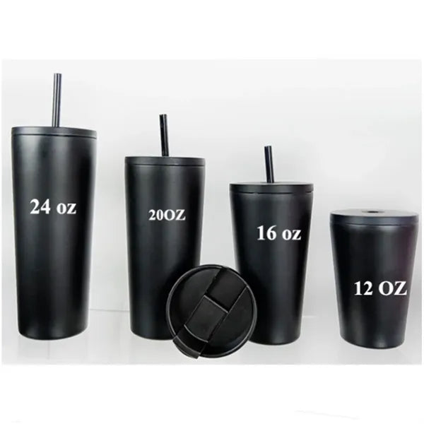 20 oz Insulated Tumbler with Lid and Straw