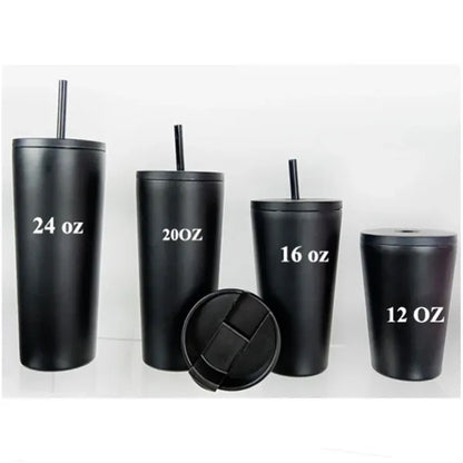 20 oz Insulated Tumbler with Lid and Straw