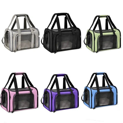 Portable Collapsible Travel Dog Cat Carriers Puppies Carrier